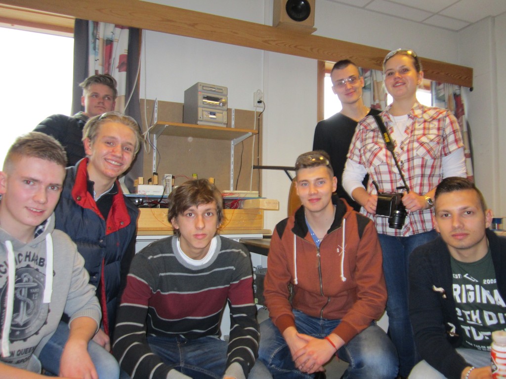 Slovak group on their visit of Åsane videregående skole